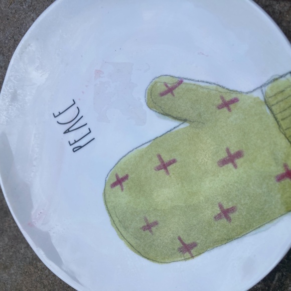 Rae Dunn Melamine Christmas Plates - Picture 2 of 5